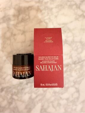 SAHAJAN Golden Glow Eye Balm BNIB 15ml/.5 fl oz